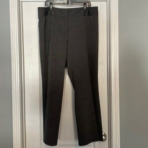Black wide leg dress pants